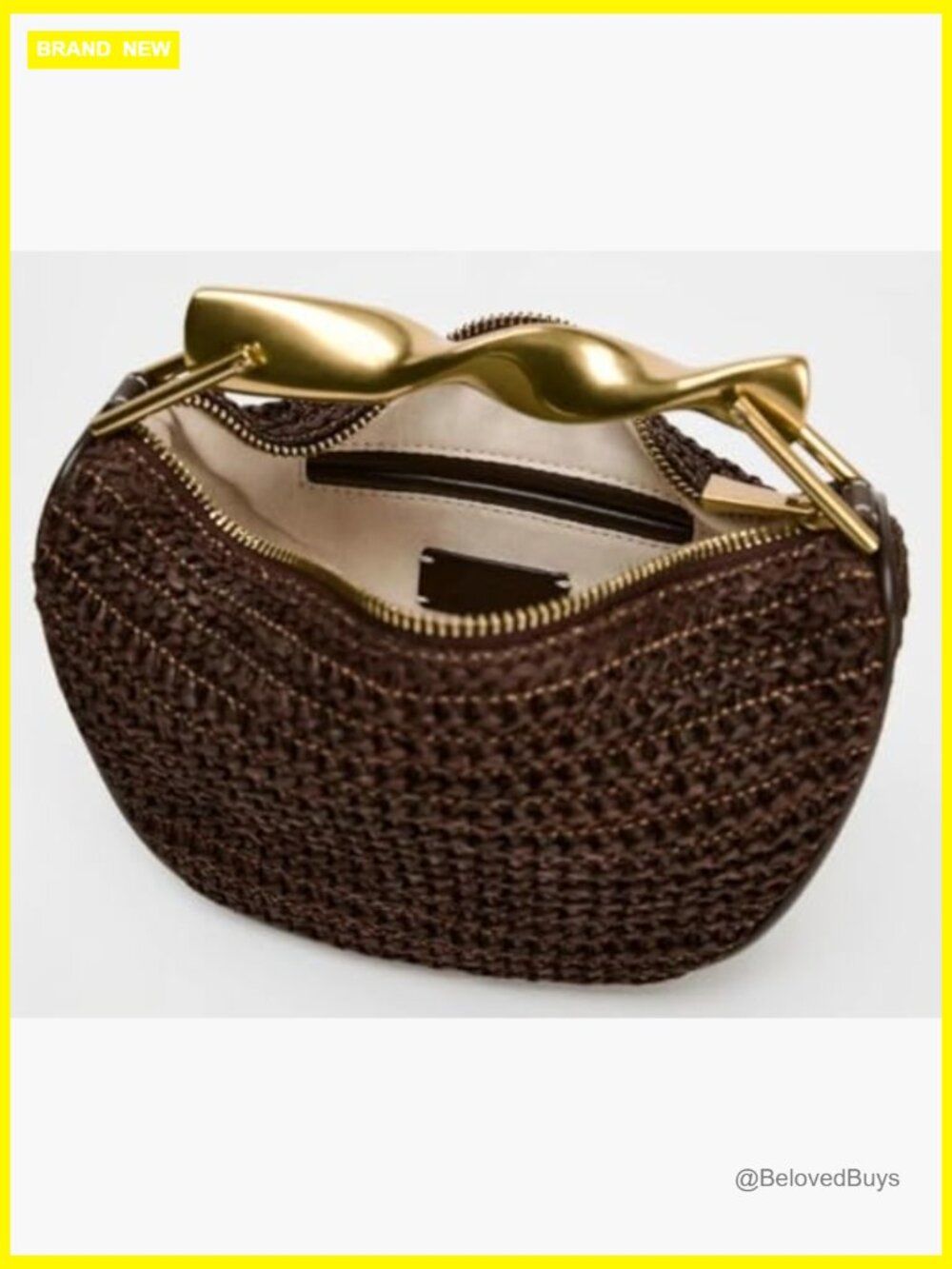 Straw Beach Bag Women Macrame Shoulder Hobo Tote Handbag Travel Summer - Picture 4 of 6